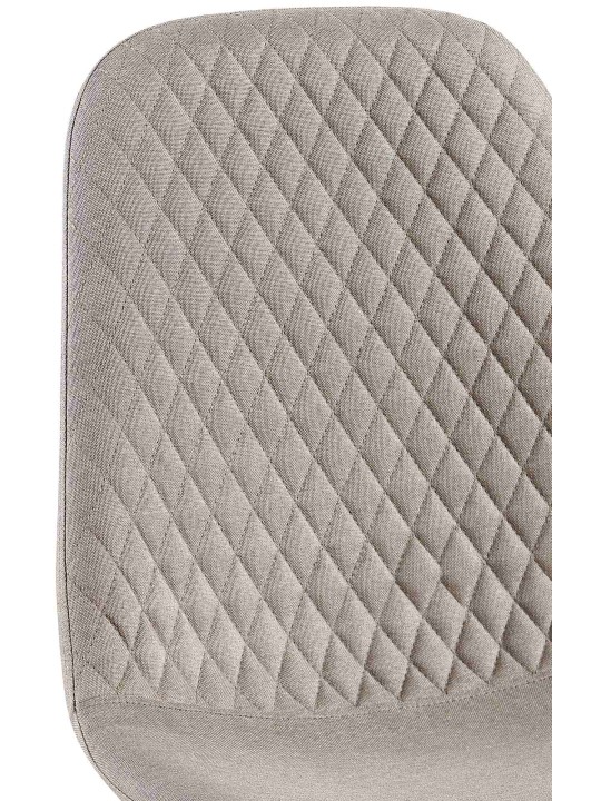 Sada 4 stoličiek látka Giverny, sivá