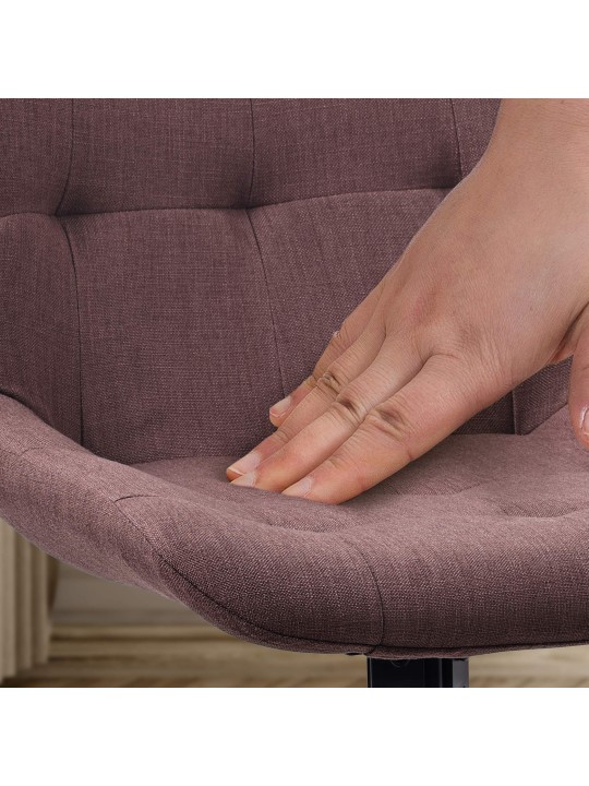 Jedálenská stolička Merna látka, hnedá