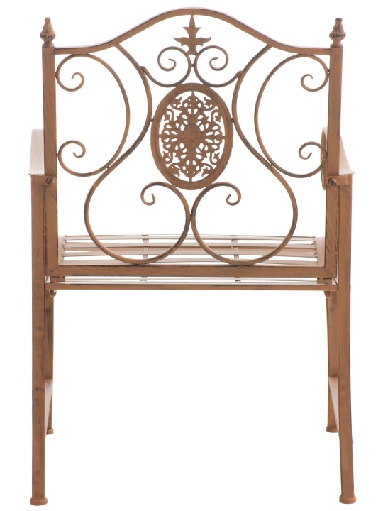 Sada 2 záhradných stoličiek Punjab, antická hnedá