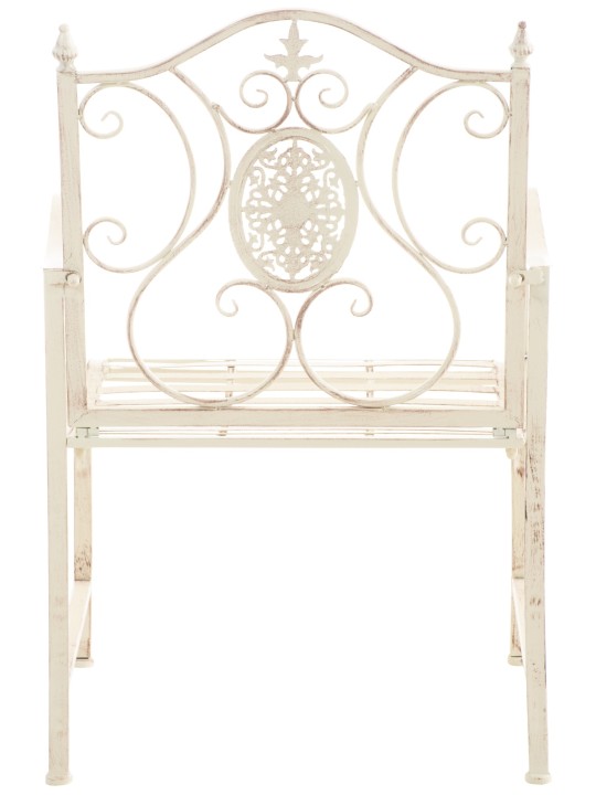 Sada 2 záhradných stoličiek Punjab, antická krémová