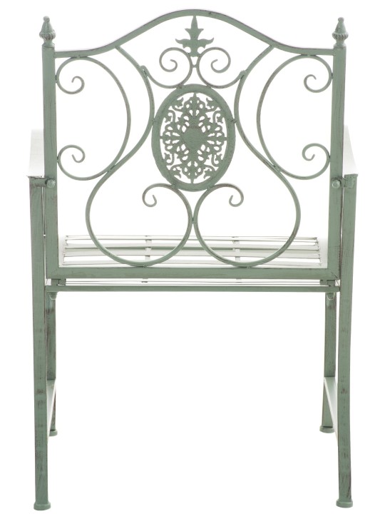 Sada 2 záhradných stoličiek Punjab, antická zelená