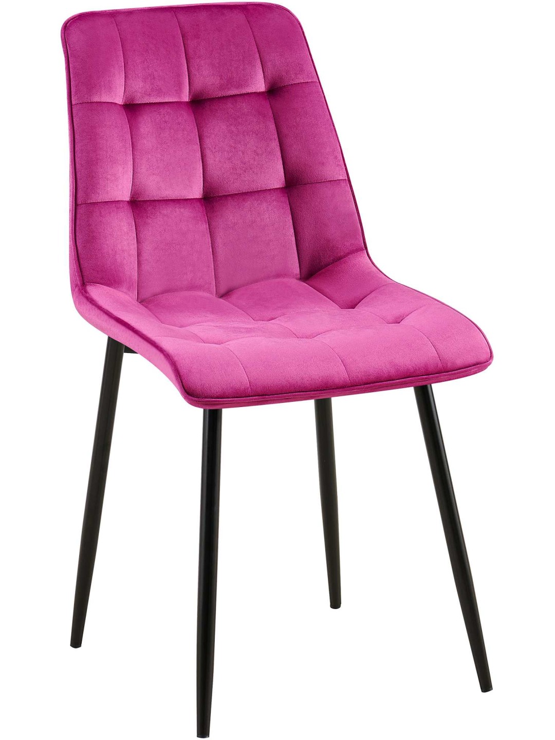 Zamatová jedálenská stolička Gifford, fialová