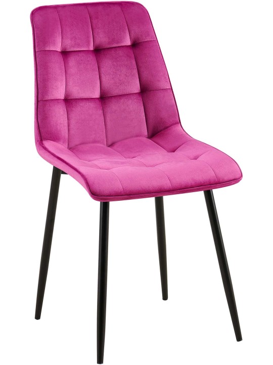 Zamatová jedálenská stolička Gifford, fialová