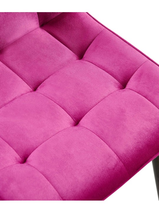 Zamatová jedálenská stolička Gifford, fialová