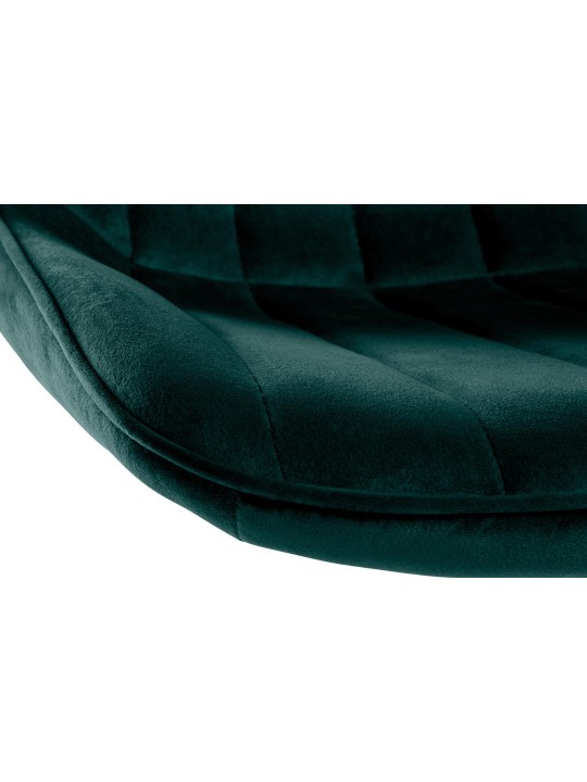 Barová stolička Toni velvet chrome, zelená