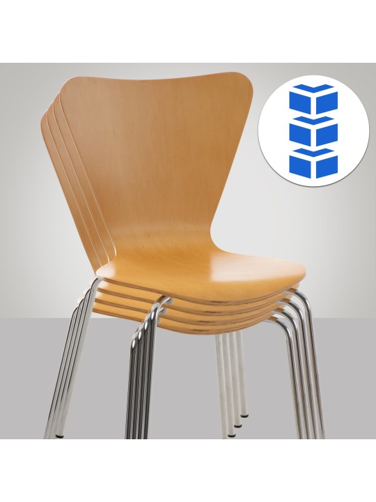 Sada 4 kresiel pre návštevníkov Calisto, prírodná