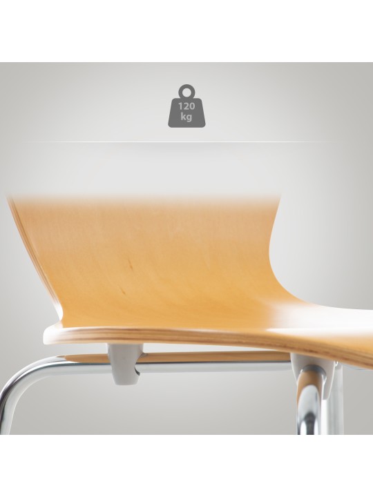 Sada 4 kresiel pre návštevníkov Calisto, prírodná