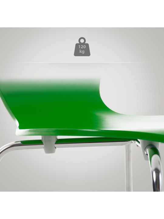 Sada 4 kresiel pre návštevníkov Calisto, zelená