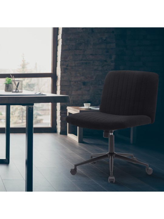 Kancelárske kreslo Kingman látka, čierna