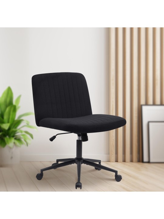 Kancelárske kreslo Kingman látka, čierna