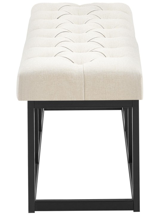 Lavička Amun látka B100, krémová