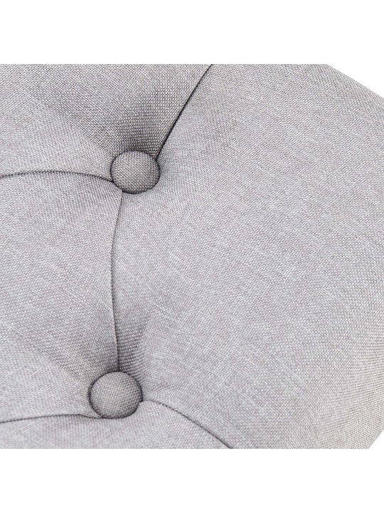 Lavička Amun látka B120, sivá