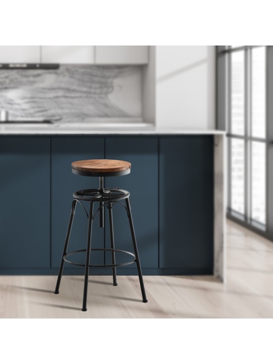 Barová stolička Beam, čierna