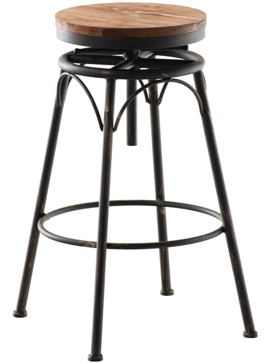 Sada 2 barových stoličiek Beam, bronzová