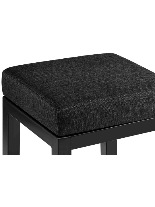 Barová stolička Taylor B85 látka, tmavosivá