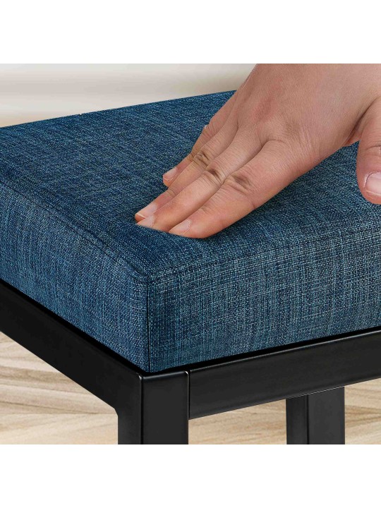 Barová stolička Taylor B80 látka, modrá