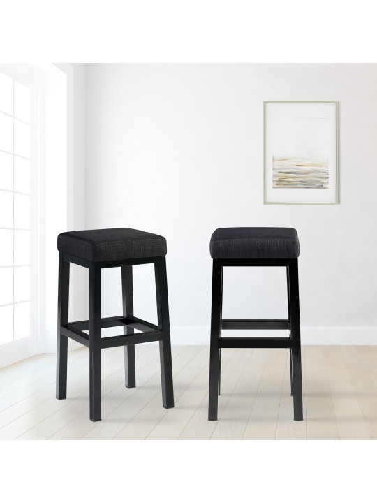 Barová stolička Taylor B80 látka, tmavosivá