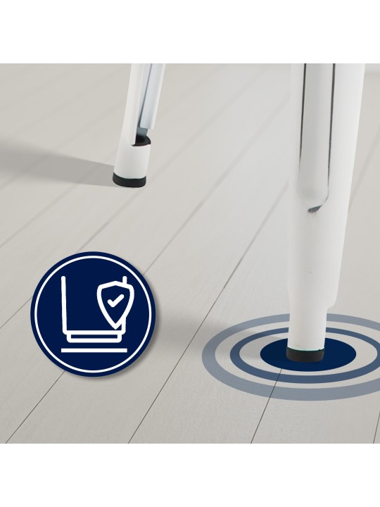 Sada 2 barových stoličiek Joshua, antická biela