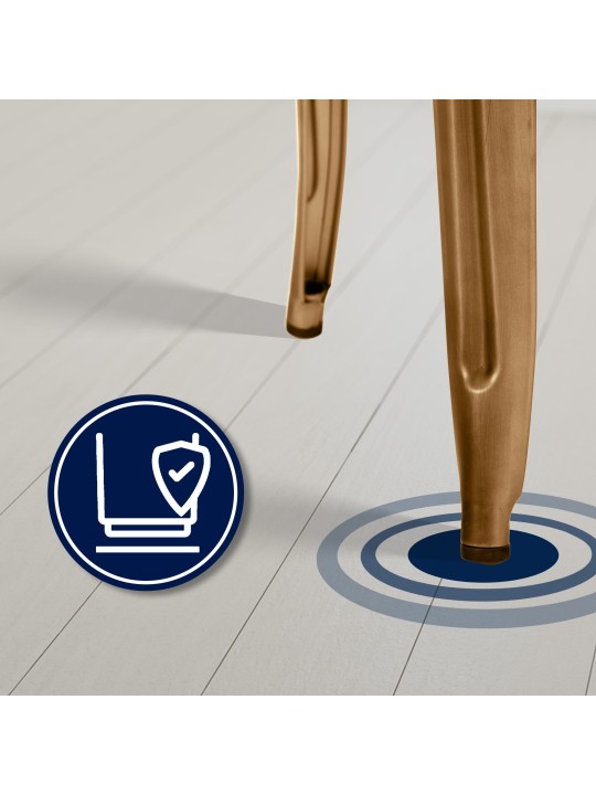 Sada 2 barových stoličiek Joshua, zlatá