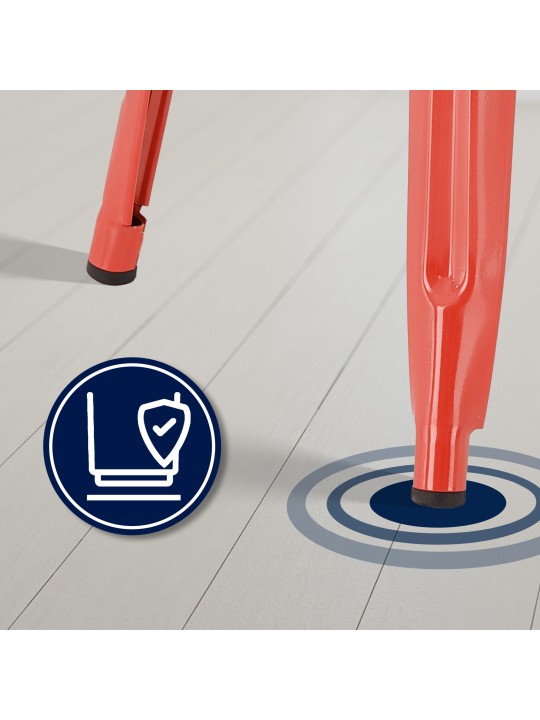 Sada 2 barových stoličiek Joshua, červená