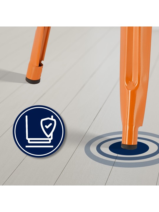 Sada 2 barových stoličiek Joshua, oranžová