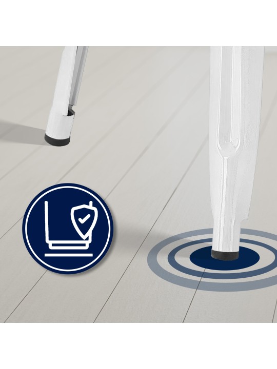 Sada 2 barových stoličiek Joshua, biela