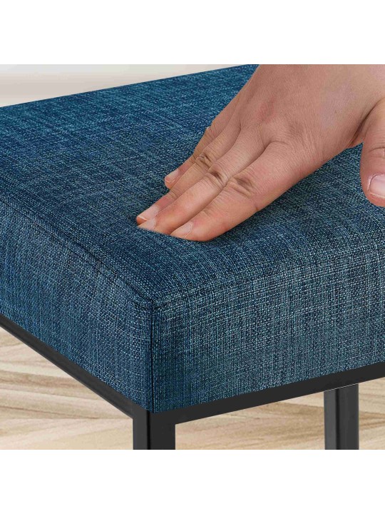 Barová stolička Montreal B80 látka, modrá