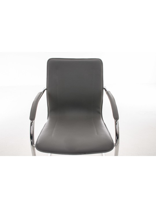 Stolička pre návštevy Melina V2, sivá Stolička pre návštevy Melina V2, sivá