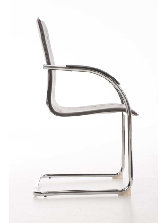 Stolička pre návštevy Melina V2, sivá Stolička pre návštevy Melina V2, sivá