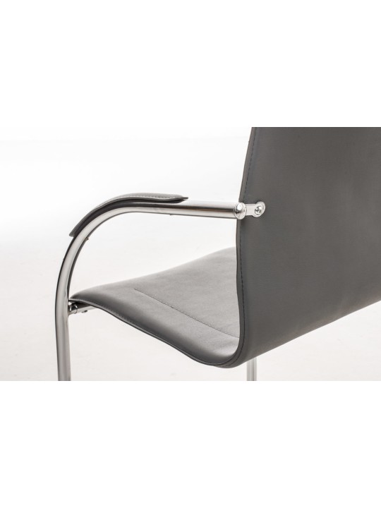 Stolička pre návštevy Melina V2, sivá Stolička pre návštevy Melina V2, sivá