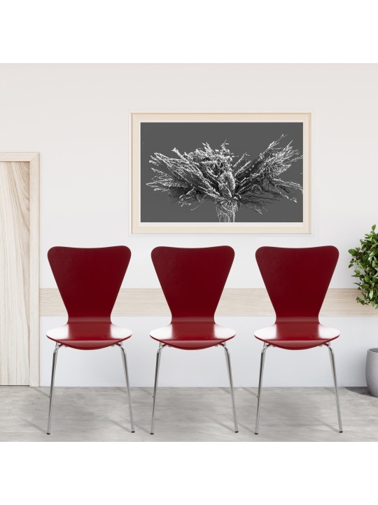 Sada 2 kresiel pre návštevníkov Calisto, červená