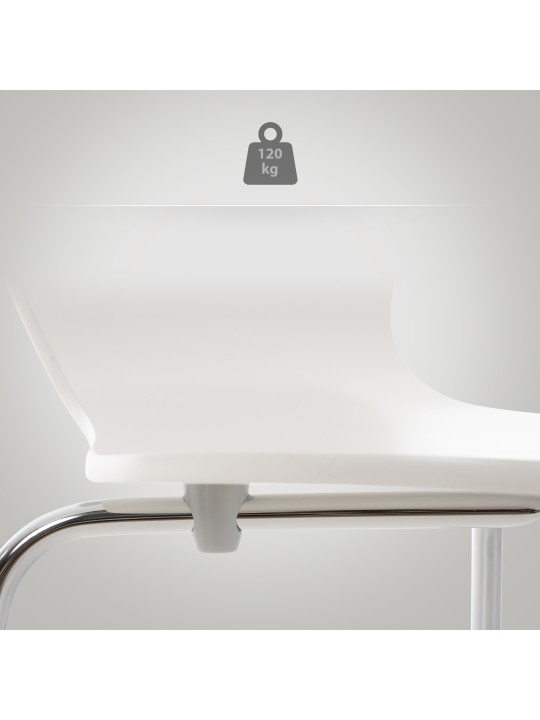 Sada 2 kresiel pre návštevníkov Calisto, biela