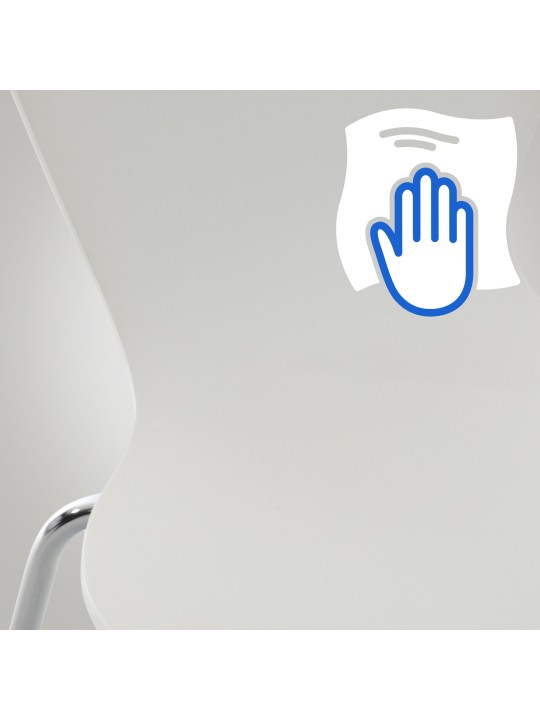 Sada 2 kresiel pre návštevníkov Calisto, biela