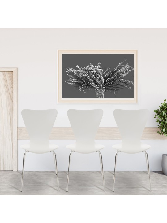 Sada 2 kresiel pre návštevníkov Calisto, biela