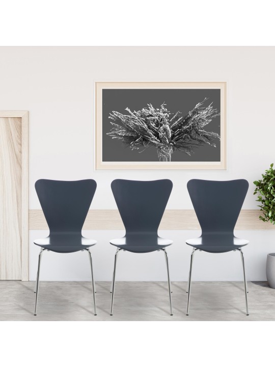 Sada 2 kresiel pre návštevníkov Calisto, sivá Sada 2 kresiel pre návštevníkov Calisto, sivá