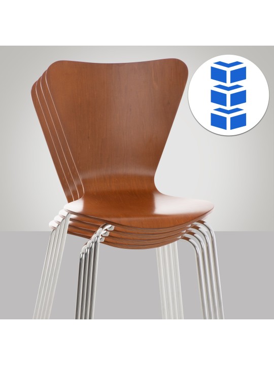 Sada 2 kresiel pre návštevníkov Calisto, hnedá