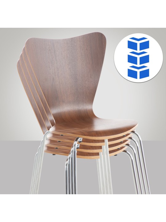 Sada 2 kresiel pre návštevníkov Calisto, orech