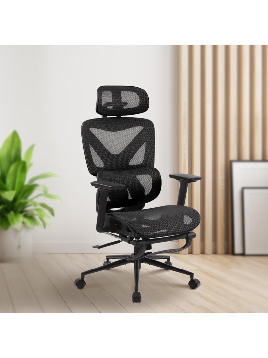 Kancelárska stolička Reston, čierna/čierna