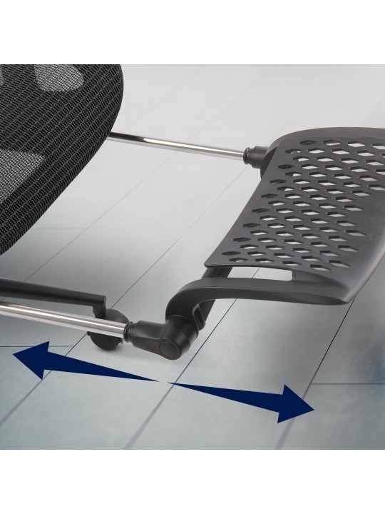 Kancelárska stolička Reston, čierna/čierna