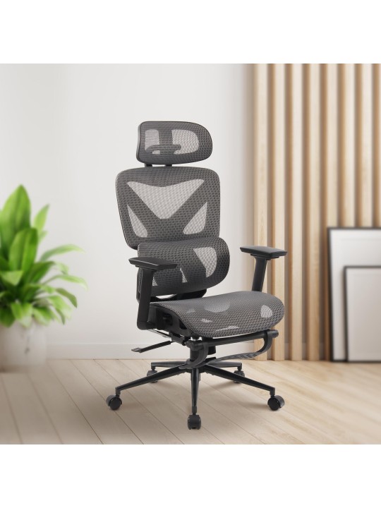 Kancelárska stolička Reston, čierna/sivá