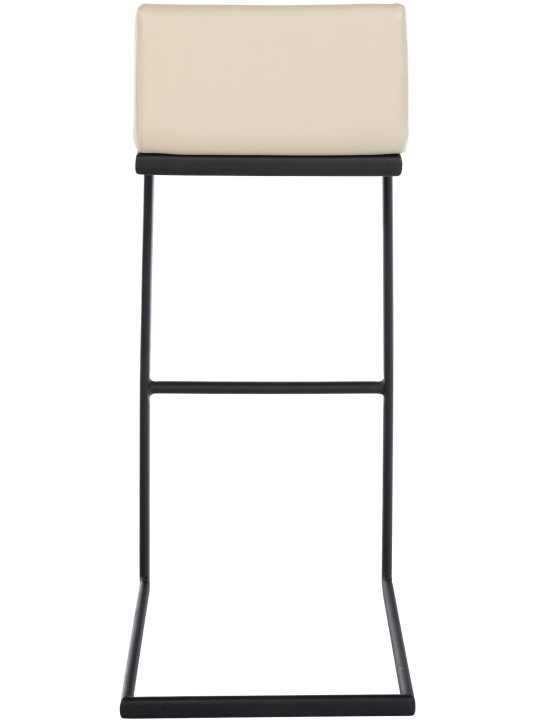 Barová stolička Newport z umelej kože B, krémová