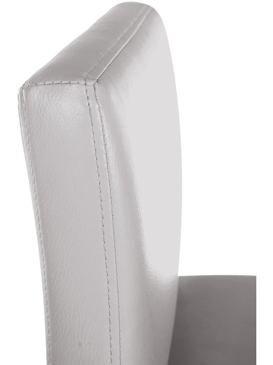 Barová stolička Newport z umelej kože B, biela