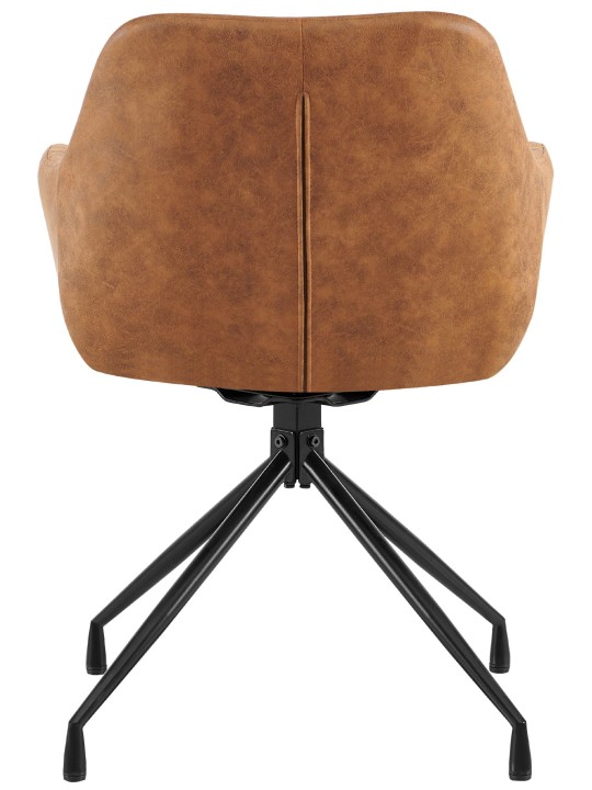 Jedálenská stolička Welby Vintage, svetlohnedá