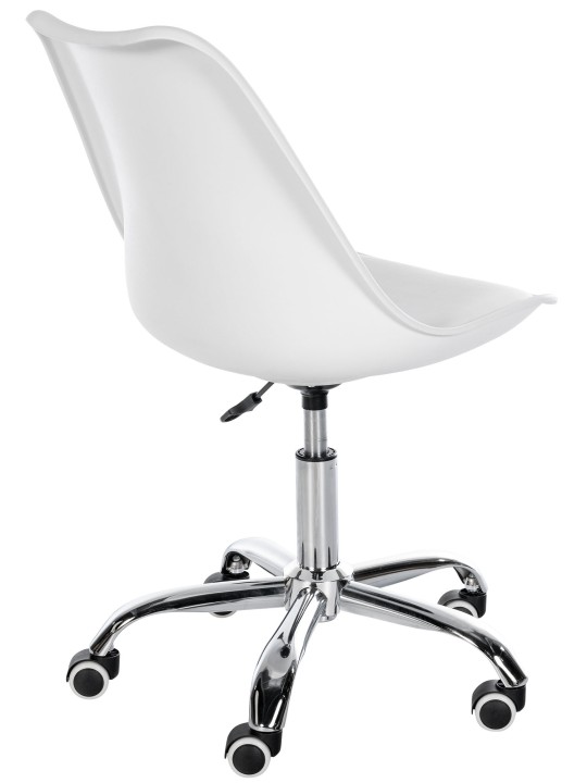 Pracovná stolička Laflin, biela