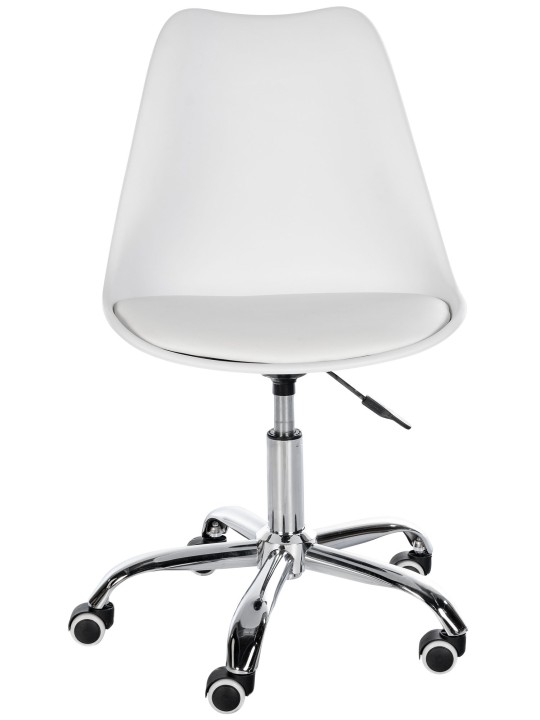 Pracovná stolička Laflin, biela