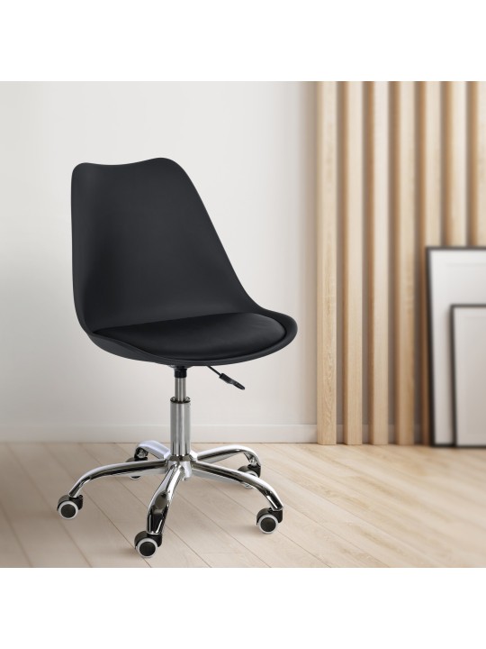 Pracovná stolička Laflin, čierna