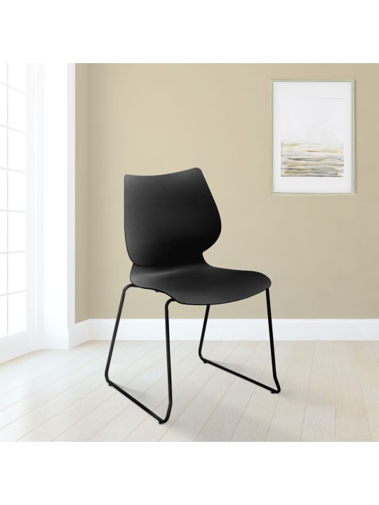 Stolička Houma, čierna