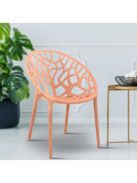 Sada 4 stoličiek Hope, broskyňová