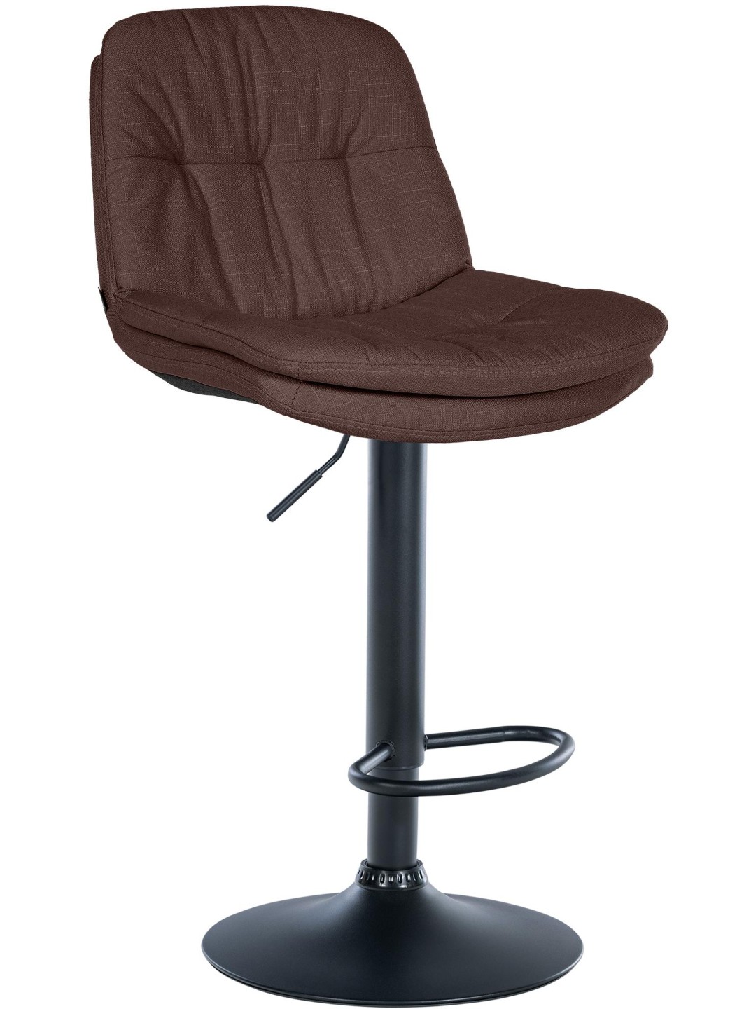 Barová stolička Laurel látka, hnedá