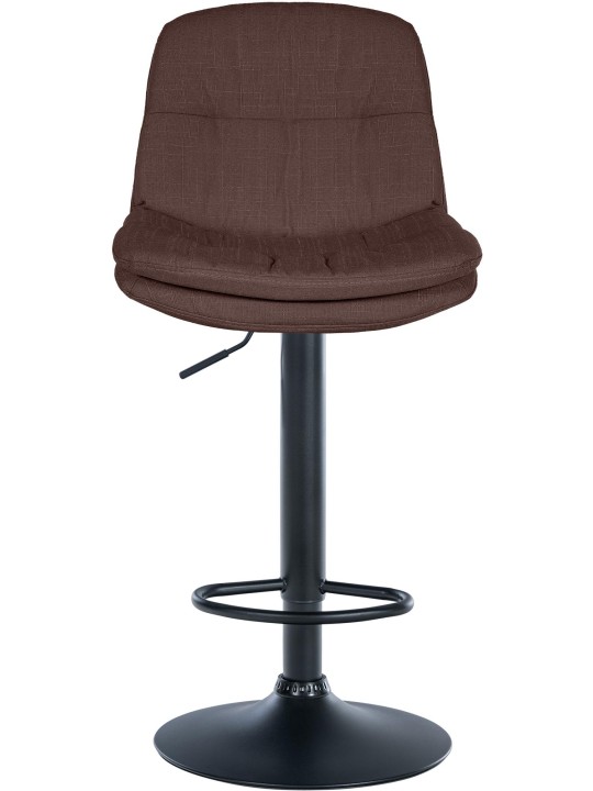 Barová stolička Laurel látka, hnedá